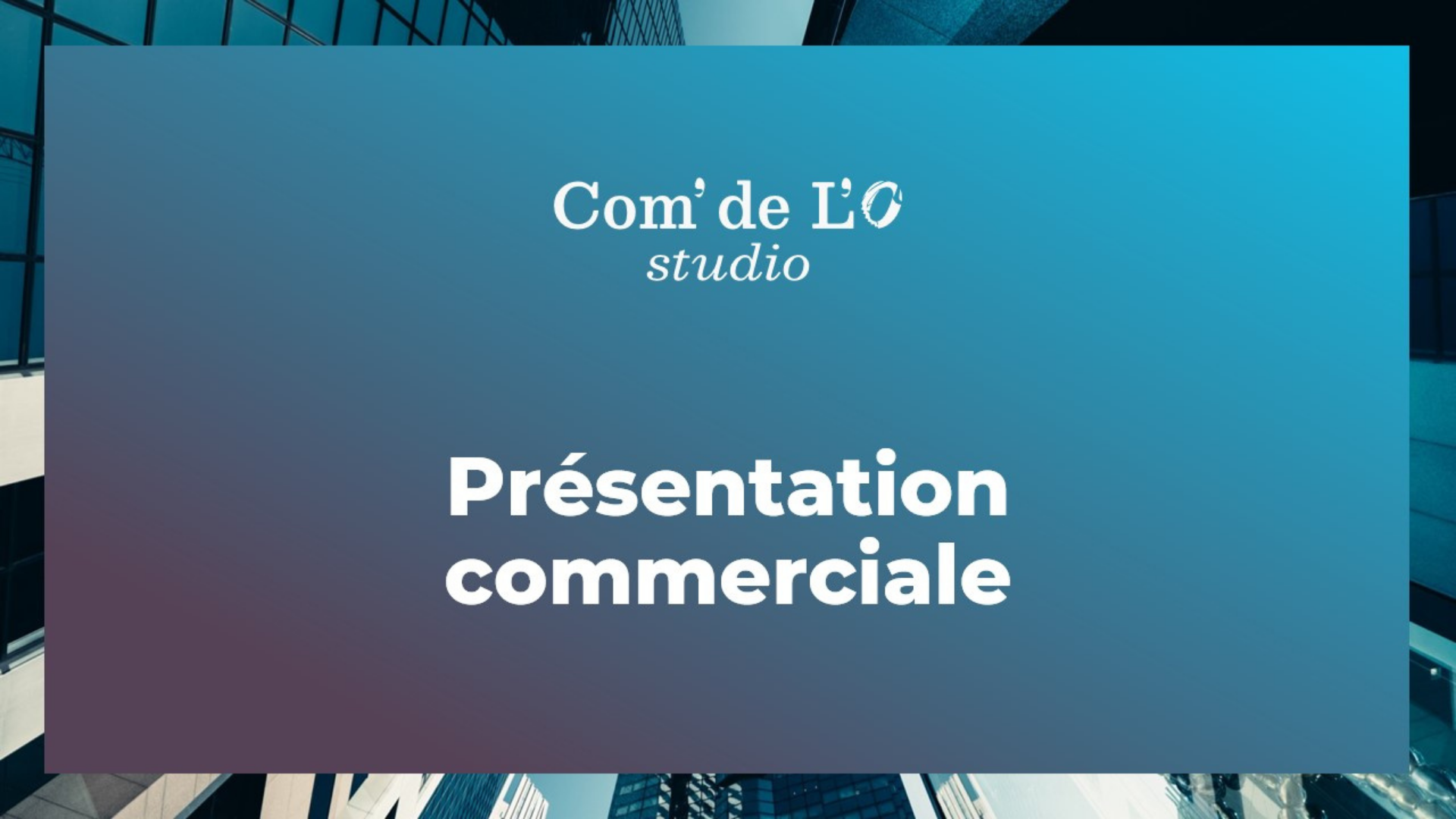 Template PowerPoint Corporate Bleu Turquoise – Secteur BTP & Industrie