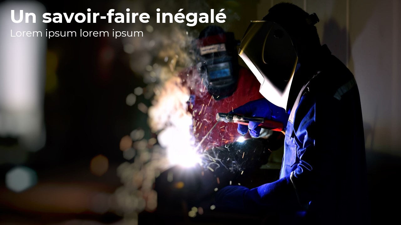 Template PowerPoint Corporate Bleu Turquoise – Secteur BTP & Industrie
