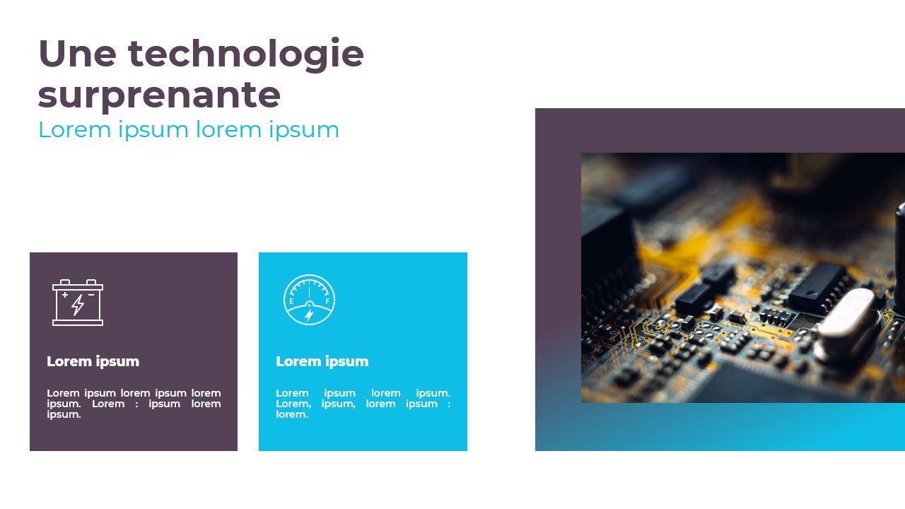 Template PowerPoint Corporate Bleu Turquoise – Secteur BTP & Industrie